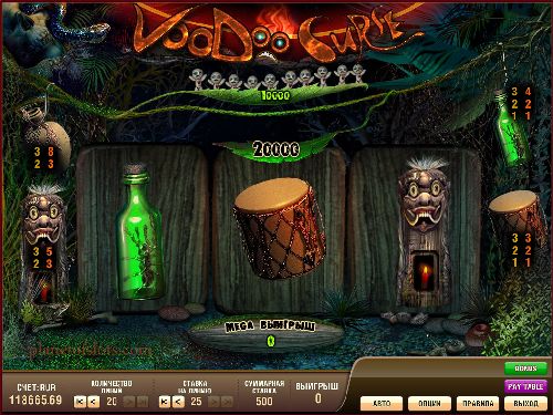 Игровой автомат Voodoo Curse. Бонусный барабан
