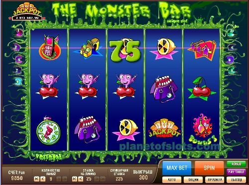 Игровые автоматы Monster Bar